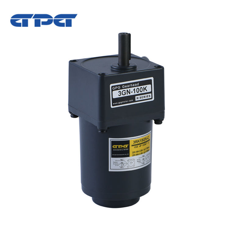 IP44 AC-versnellingsmotor met 1400-1700 tpm Inlaat snelheid en 100MΩ Min isolatieweerstand