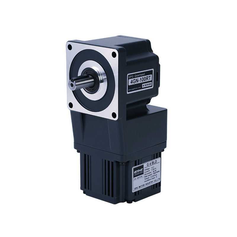 VAN 90W BLDC BRUSHLESS 2GN 3GN 4GN 5GU 6GU PARALLELLE AANGEPASTE MOTOR VAN DE DE RECHTE HOEKworm VAN DE HET TOESTELmotor 12V 24V 1800RPM 3000RPM GELIJKSTROOM GPG