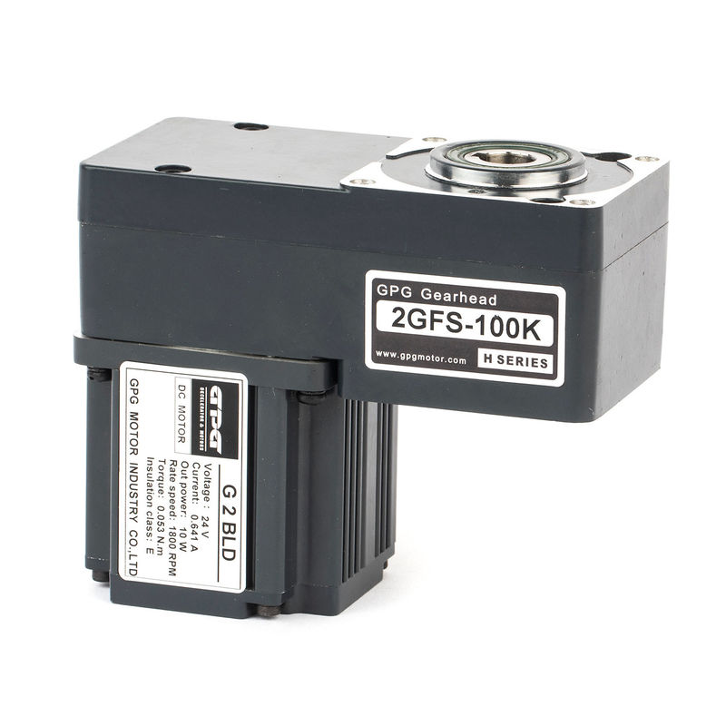 IP44 AC-versnellingsmotor met 1400-1700 tpm Inlaat snelheid en 100MΩ Min isolatieweerstand